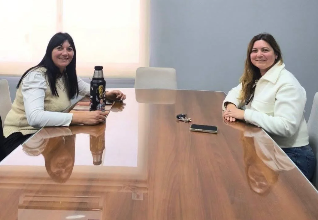Encuentro institucional entre Tabossi y El Pingo: Elsi Miraglio recibió a Laura Rupp
